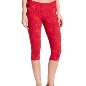 red lole run capri pants